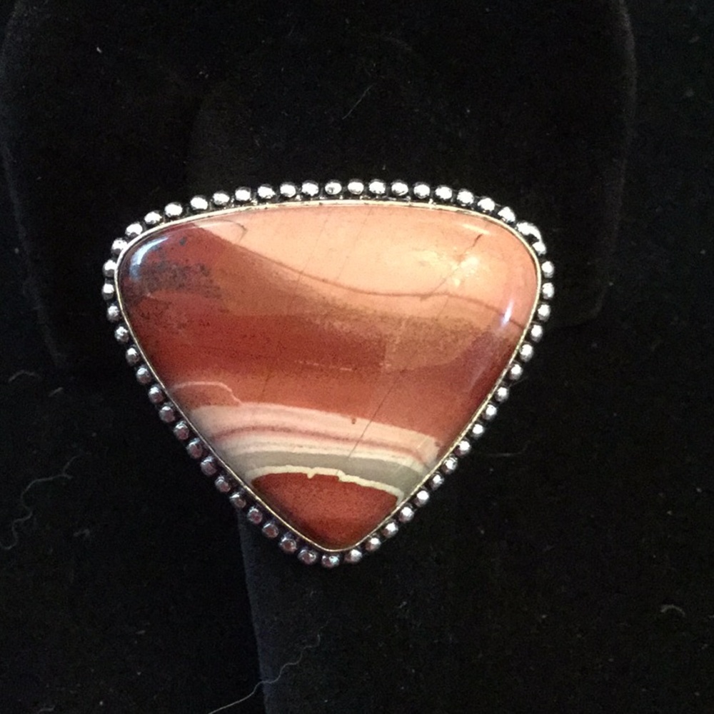 Incredible Artistic Agate Ring